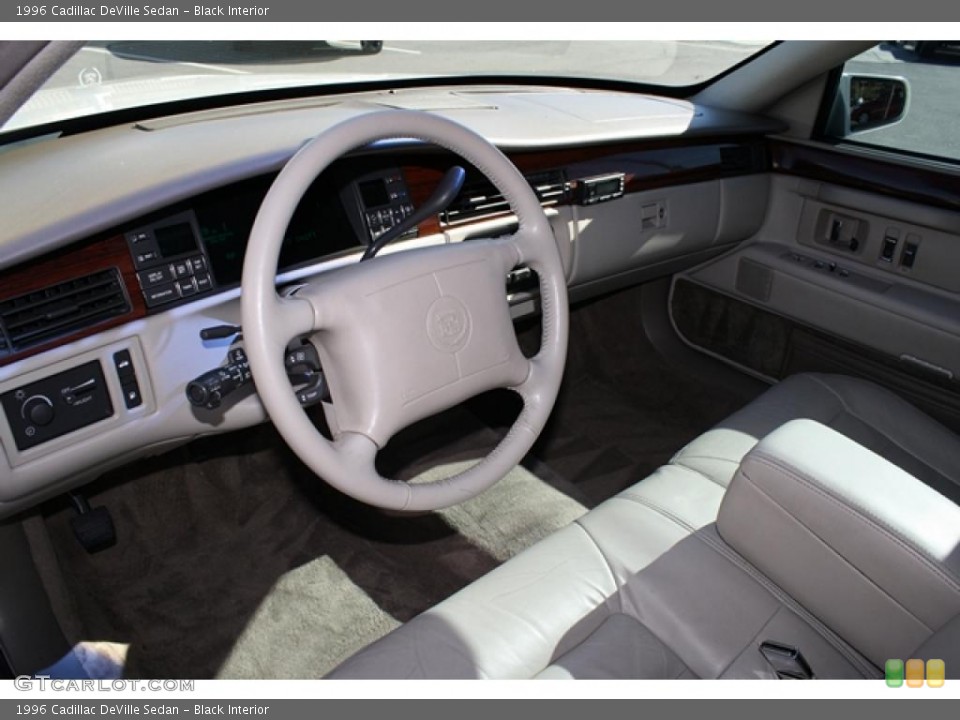 Black Interior Dashboard for the 1996 Cadillac DeVille Sedan #38240727