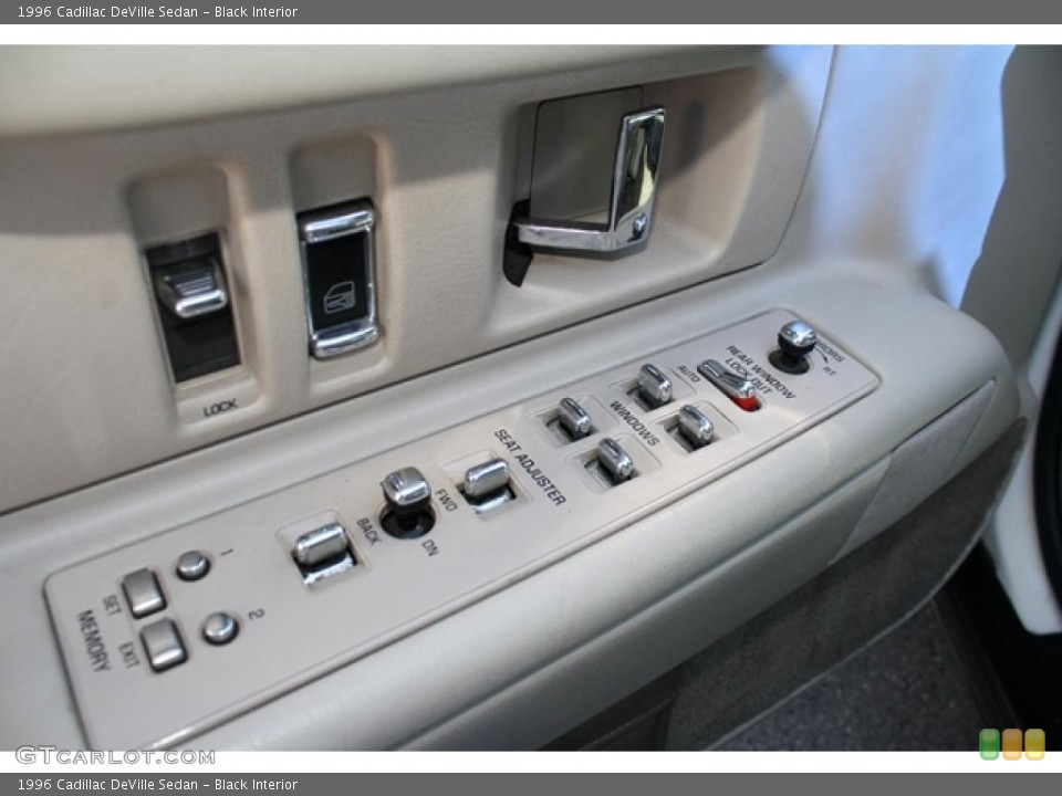 Black Interior Controls for the 1996 Cadillac DeVille Sedan #38241027