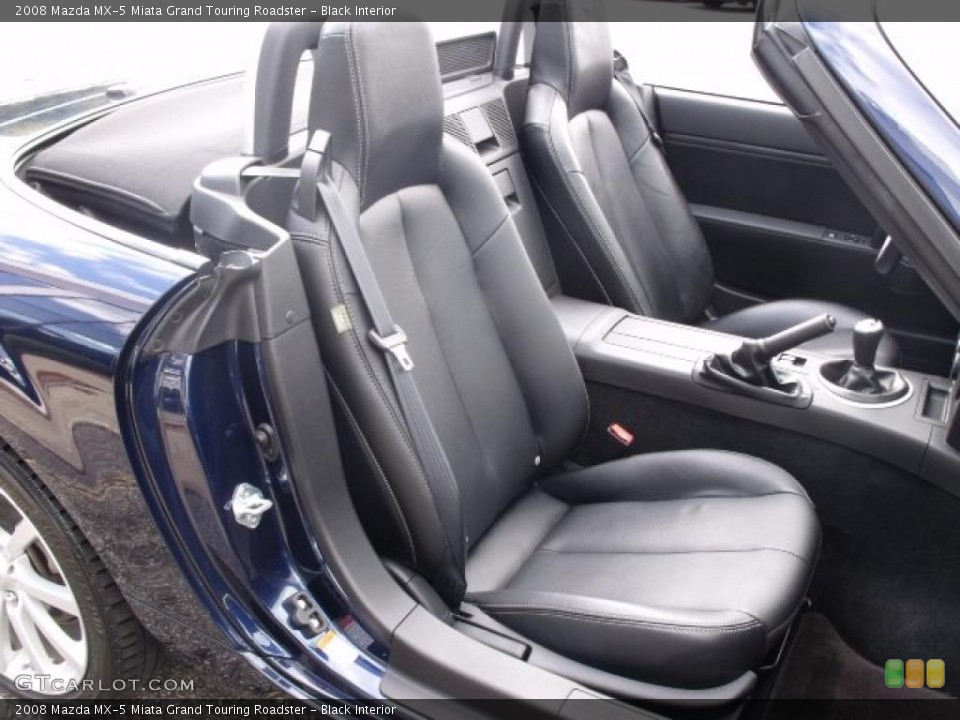 Black Interior Photo for the 2008 Mazda MX-5 Miata Grand Touring Roadster #38241247