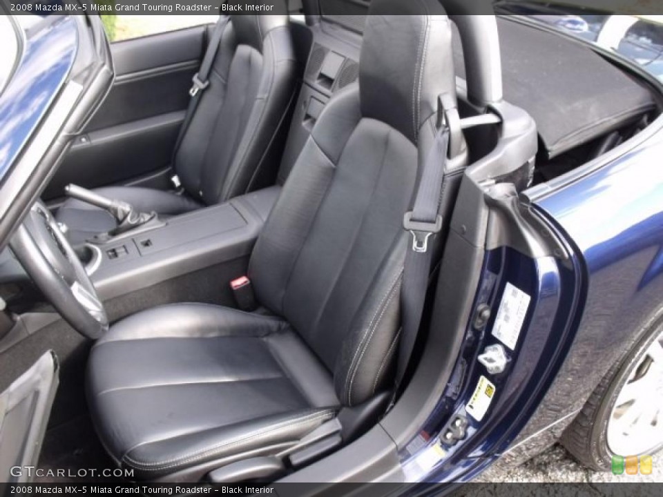 Black Interior Photo for the 2008 Mazda MX-5 Miata Grand Touring Roadster #38241327