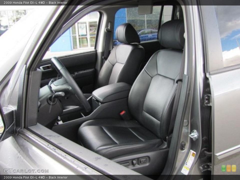 Black Interior Photo for the 2009 Honda Pilot EX-L 4WD #38242459
