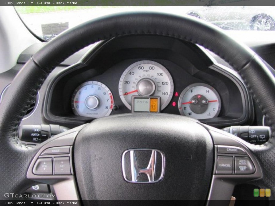 Black Interior Gauges for the 2009 Honda Pilot EX-L 4WD #38242571