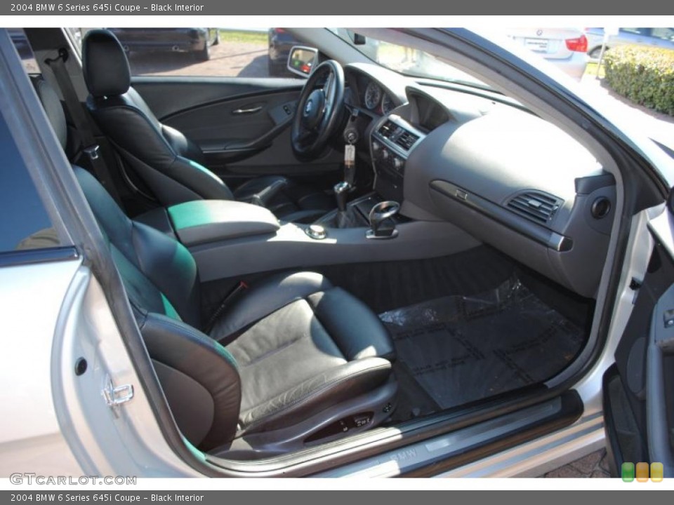 Black Interior Photo for the 2004 BMW 6 Series 645i Coupe #38243275