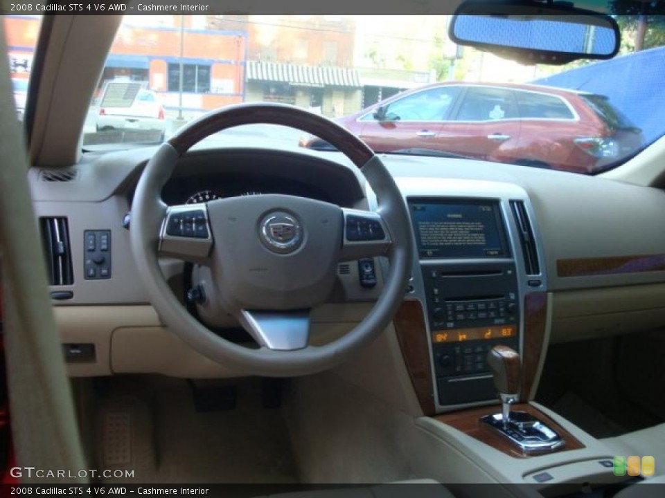 Cashmere Interior Dashboard for the 2008 Cadillac STS 4 V6 AWD #38243999
