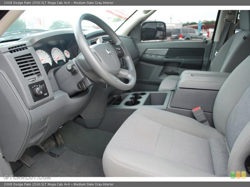 Medium Slate Gray Interior Photo for the 2008 Dodge Ram 1500 SLT Mega Cab 4x4 #38245327