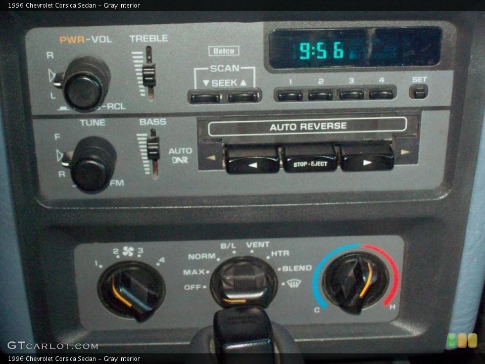 Gray Interior Controls for the 1996 Chevrolet Corsica Sedan #38245607