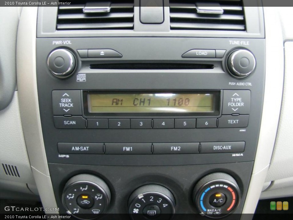 Ash Interior Controls for the 2010 Toyota Corolla LE #38246479