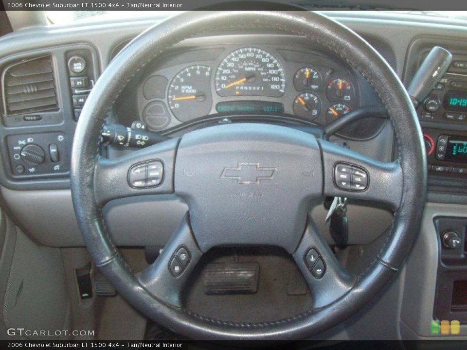Tan/Neutral Interior Steering Wheel for the 2006 Chevrolet Suburban LT 1500 4x4 #38246739