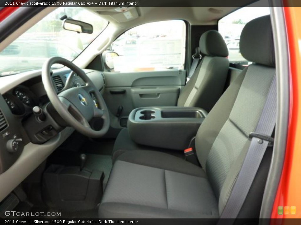 Dark Titanium Interior Photo for the 2011 Chevrolet Silverado 1500 Regular Cab 4x4 #38247967