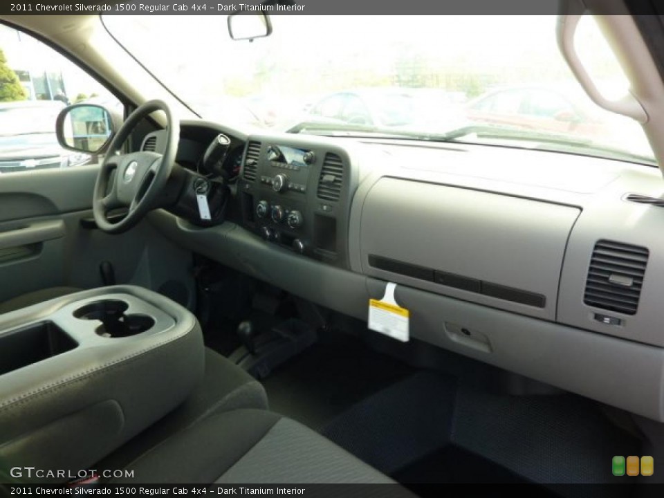Dark Titanium Interior Dashboard for the 2011 Chevrolet Silverado 1500 Regular Cab 4x4 #38247975