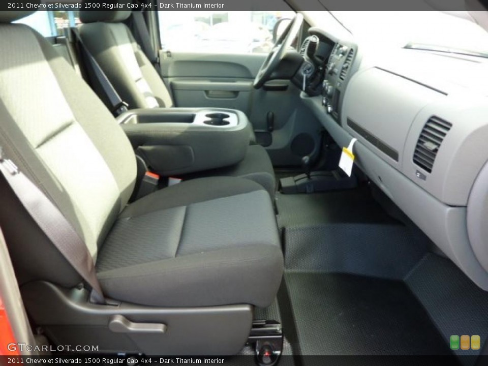 Dark Titanium Interior Photo for the 2011 Chevrolet Silverado 1500 Regular Cab 4x4 #38248063