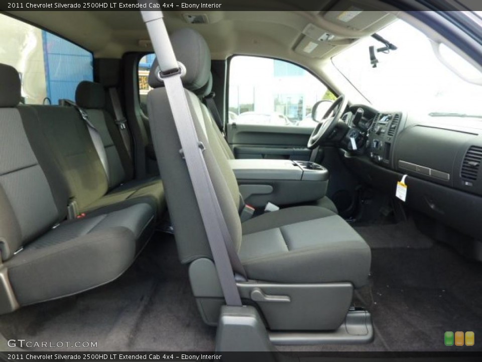 Ebony Interior Photo for the 2011 Chevrolet Silverado 2500HD LT Extended Cab 4x4 #38248647