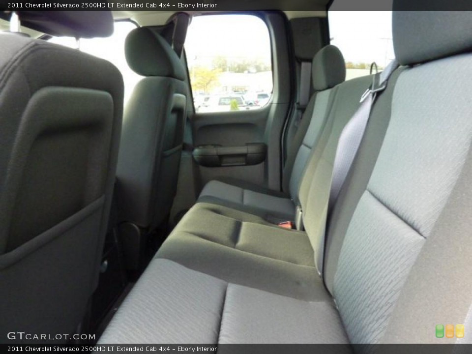 Ebony Interior Photo for the 2011 Chevrolet Silverado 2500HD LT Extended Cab 4x4 #38248755