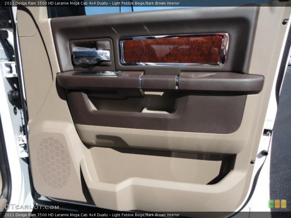 Light Pebble Beige/Bark Brown Interior Photo for the 2011 Dodge Ram 3500 HD Laramie Mega Cab 4x4 Dually #38248883