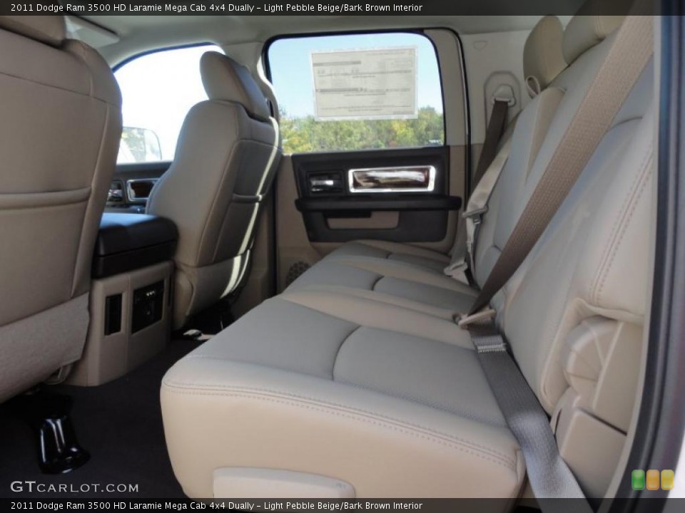 Light Pebble Beige/Bark Brown Interior Photo for the 2011 Dodge Ram 3500 HD Laramie Mega Cab 4x4 Dually #38248903