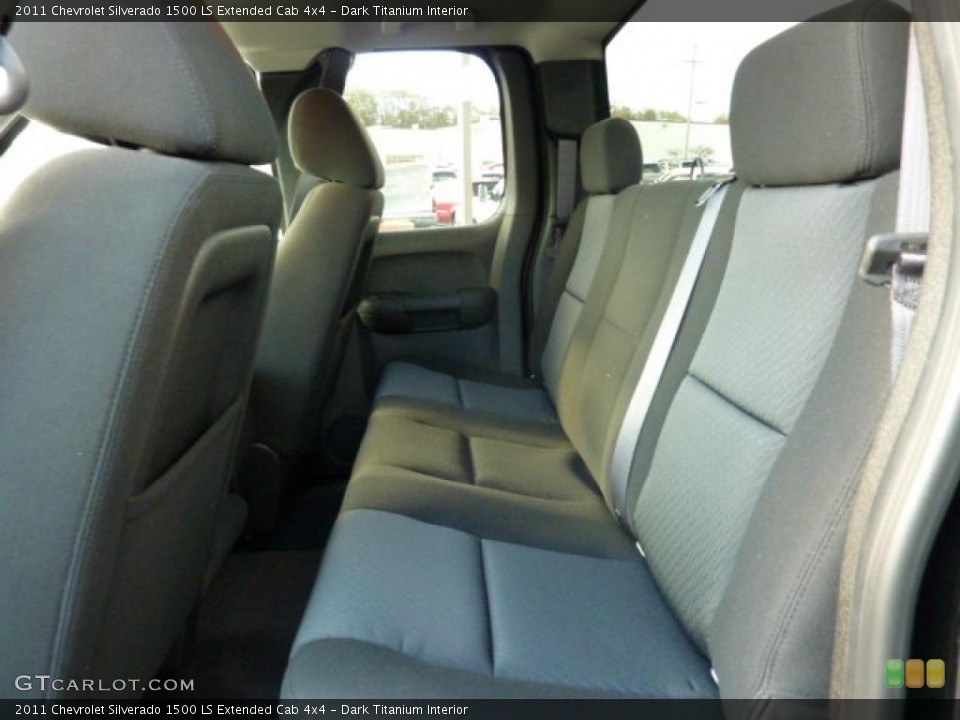 Dark Titanium Interior Photo for the 2011 Chevrolet Silverado 1500 LS Extended Cab 4x4 #38249087
