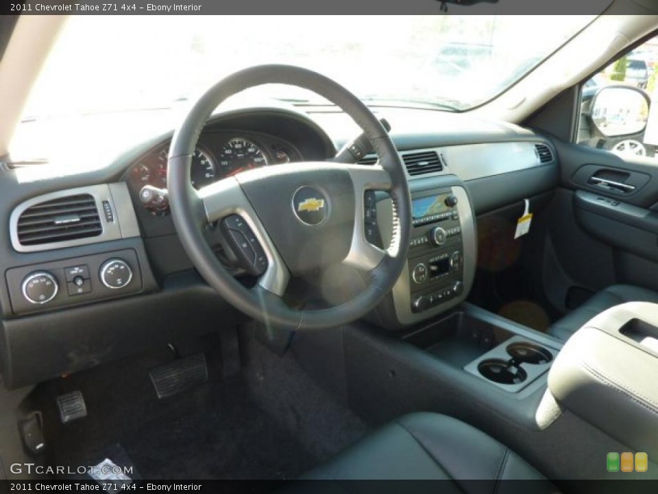 Ebony Interior Dashboard for the 2011 Chevrolet Tahoe Z71 4x4 #38250327