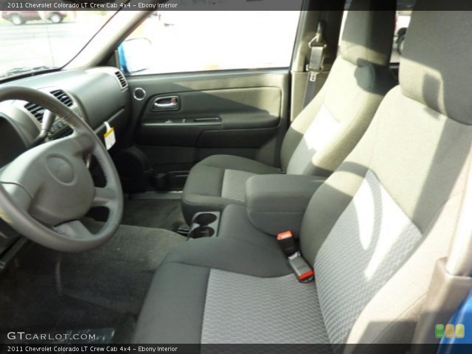 Ebony Interior Photo for the 2011 Chevrolet Colorado LT Crew Cab 4x4 #38250523