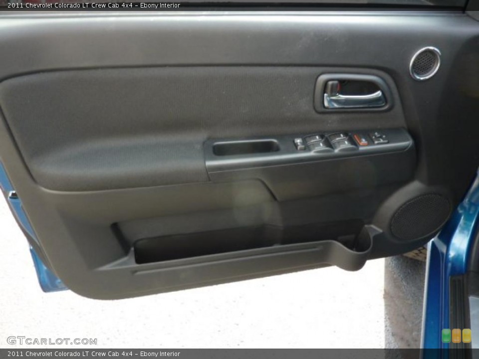 Ebony Interior Photo for the 2011 Chevrolet Colorado LT Crew Cab 4x4 #38250619