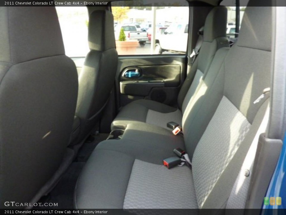 Ebony Interior Photo for the 2011 Chevrolet Colorado LT Crew Cab 4x4 #38250623