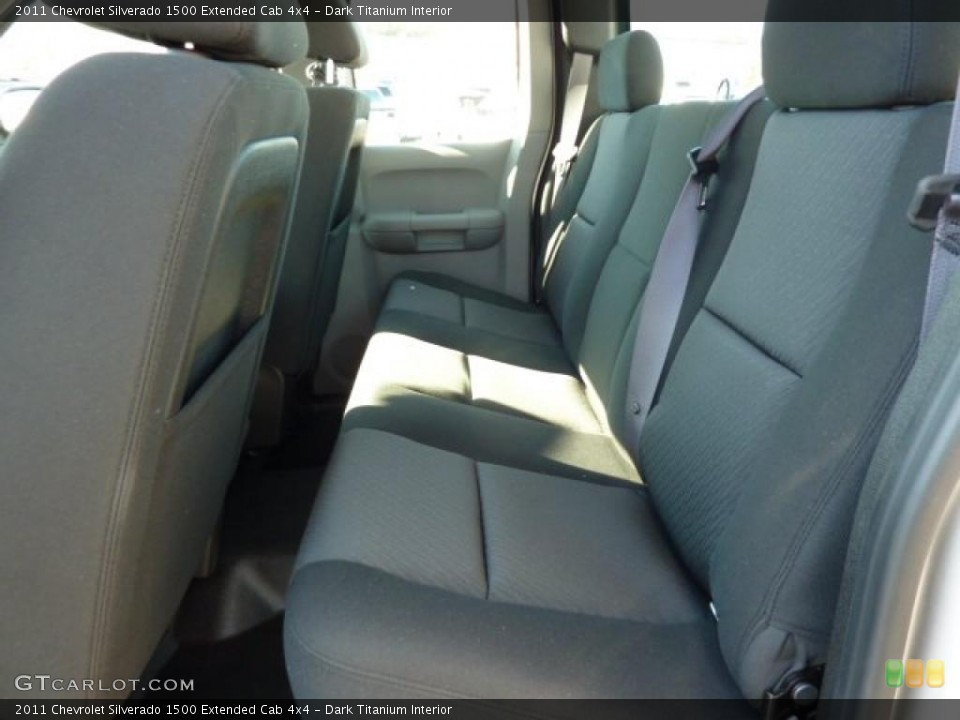 Dark Titanium Interior Photo for the 2011 Chevrolet Silverado 1500 Extended Cab 4x4 #38250895