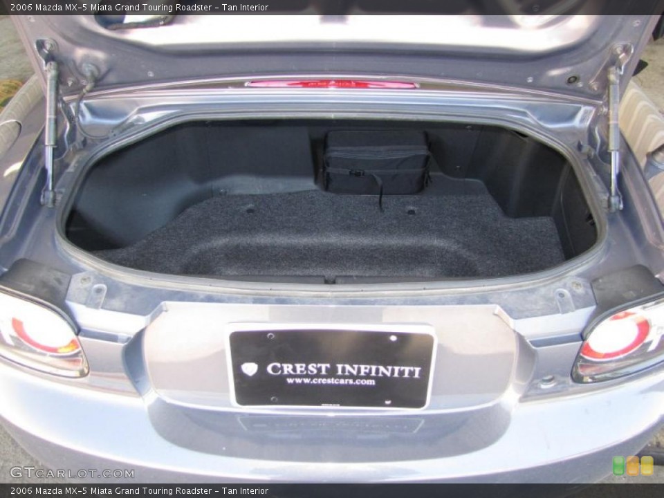 Tan Interior Trunk for the 2006 Mazda MX-5 Miata Grand Touring Roadster #38251011