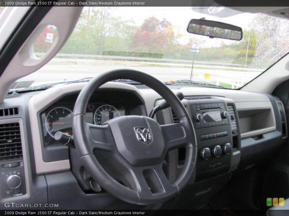 Dark Slate/Medium Graystone Interior Dashboard for the 2009 Dodge Ram 1500 ST Regular Cab #38251195