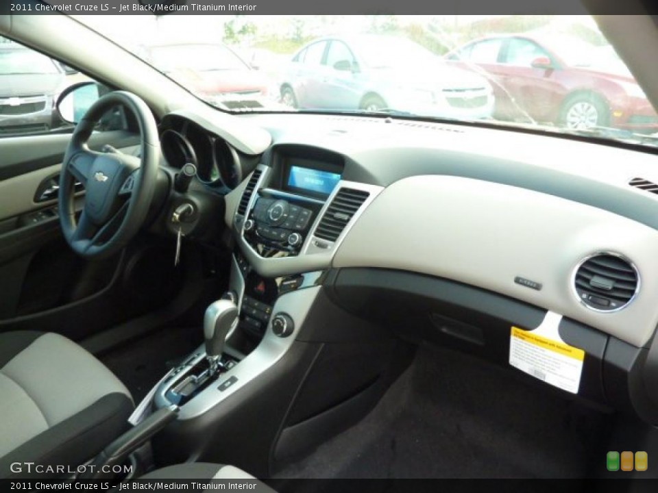 Jet Black/Medium Titanium Interior Dashboard for the 2011 Chevrolet Cruze LS #38251647