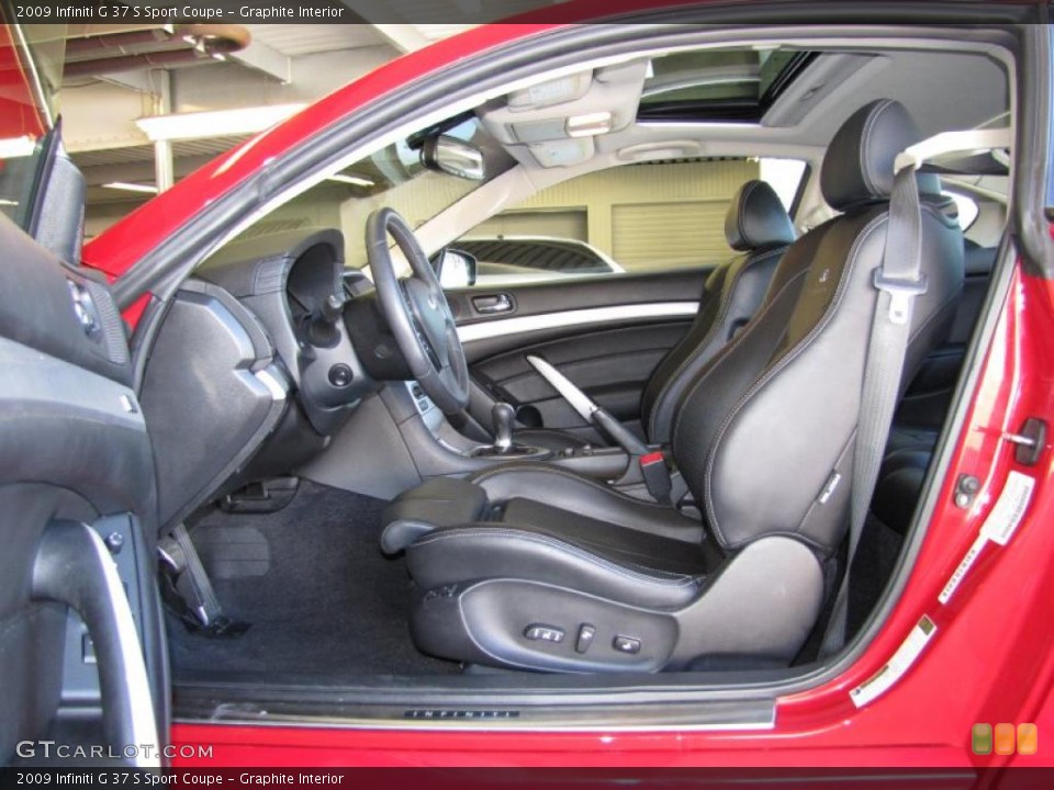 Graphite Interior Photo for the 2009 Infiniti G 37 S Sport Coupe #38252403