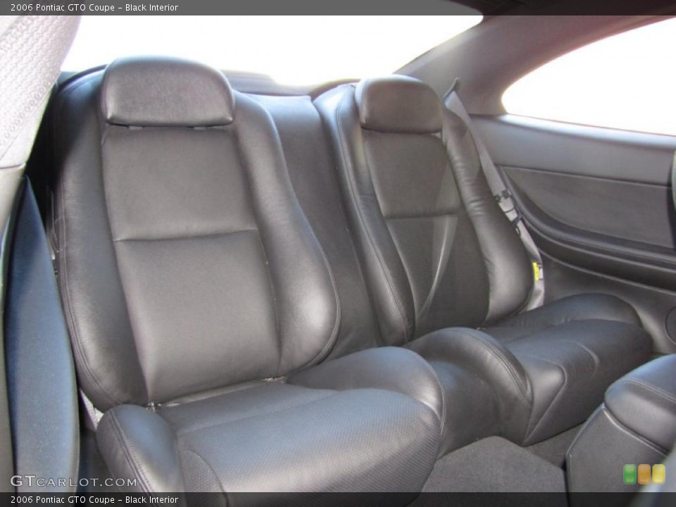 Black Interior Photo for the 2006 Pontiac GTO Coupe #38253307