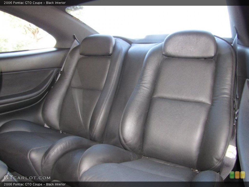 Black Interior Photo for the 2006 Pontiac GTO Coupe #38253311