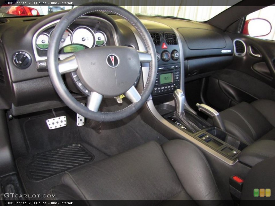 Black Interior Dashboard for the 2006 Pontiac GTO Coupe #38253319