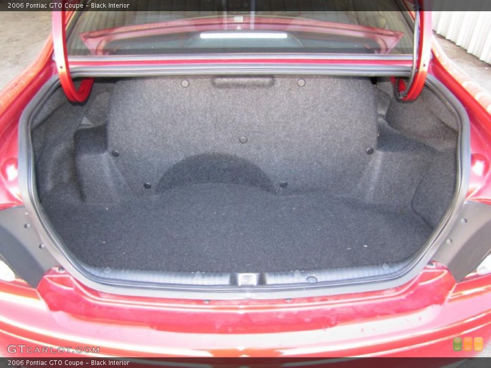 Black Interior Trunk for the 2006 Pontiac GTO Coupe #38253475