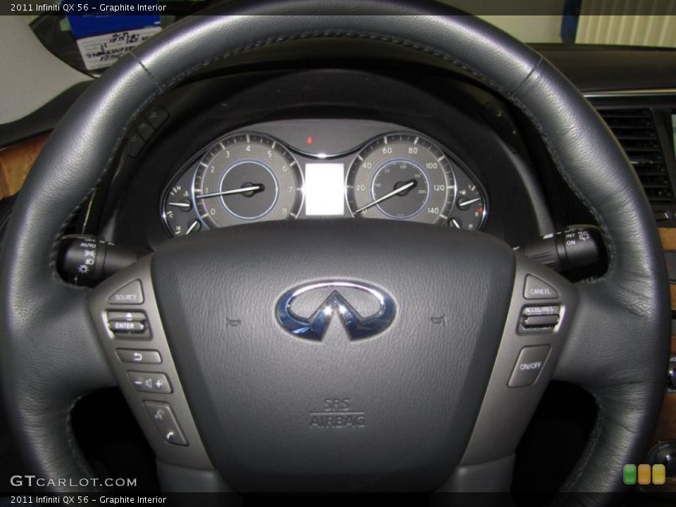 Graphite Interior Steering Wheel for the 2011 Infiniti QX 56 #38253815