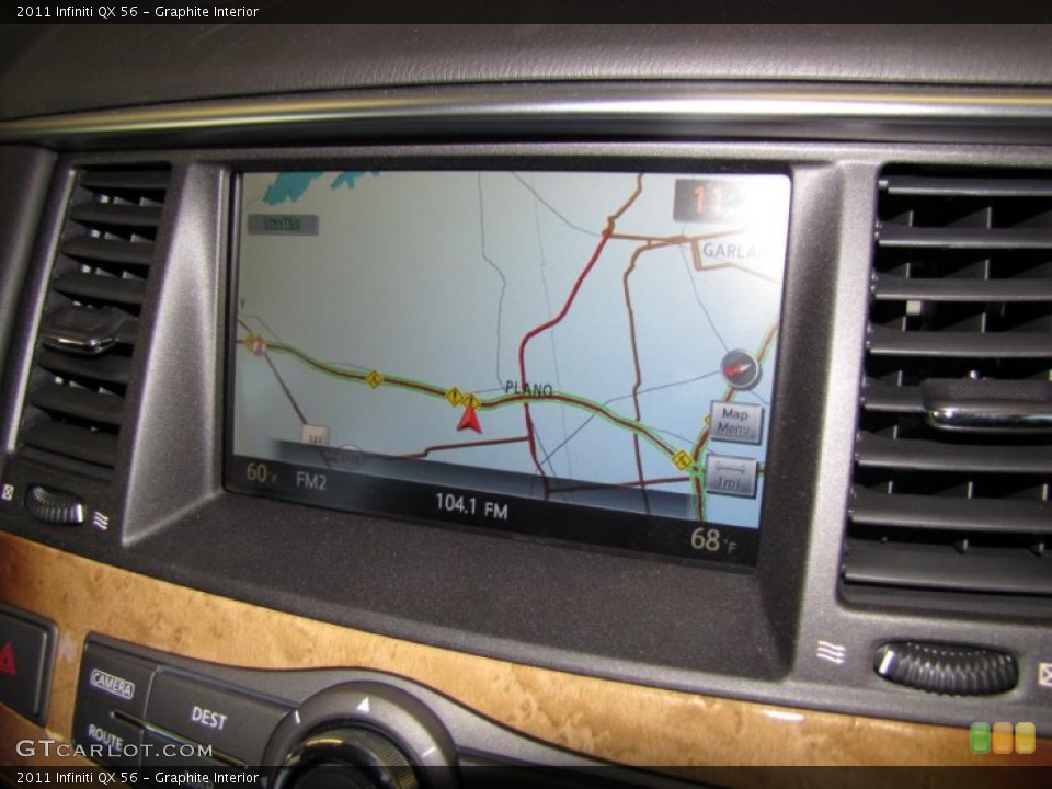 Graphite Interior Navigation for the 2011 Infiniti QX 56 #38253847