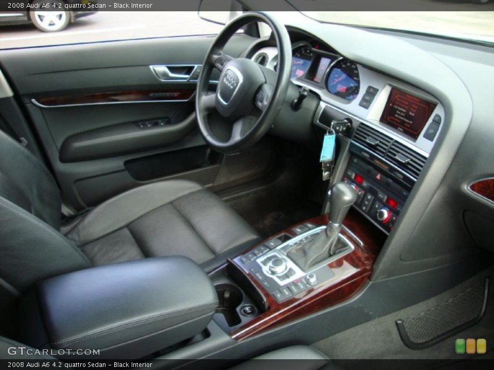 Black Interior Dashboard for the 2008 Audi A6 4.2 quattro Sedan #38254800