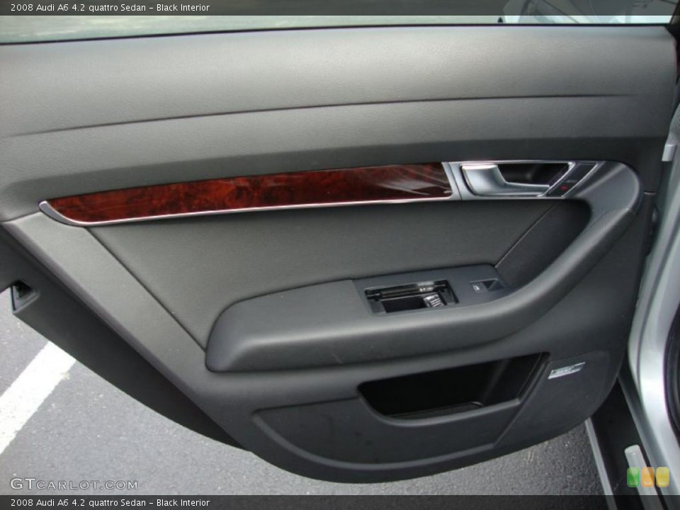 Black Interior Photo for the 2008 Audi A6 4.2 quattro Sedan #38254880