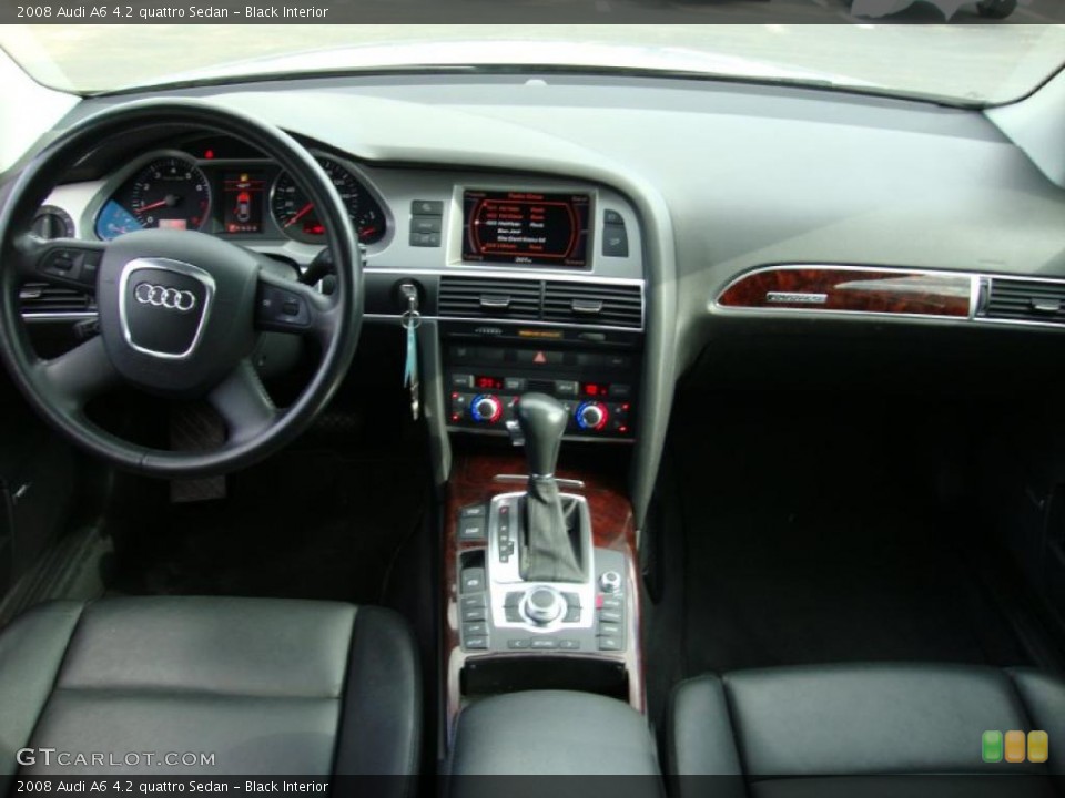 Black Interior Dashboard for the 2008 Audi A6 4.2 quattro Sedan #38254900