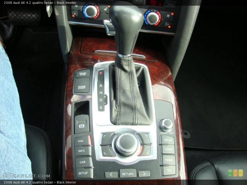 Black Interior Transmission for the 2008 Audi A6 4.2 quattro Sedan #38255052