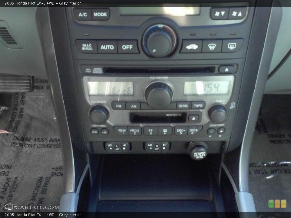 Gray Interior Controls for the 2005 Honda Pilot EX-L 4WD #38256128
