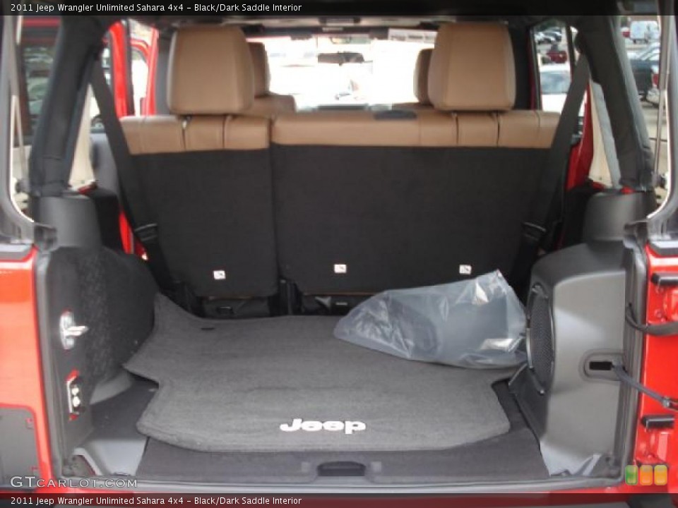 Black/Dark Saddle Interior Trunk for the 2011 Jeep Wrangler Unlimited Sahara 4x4 #38257315