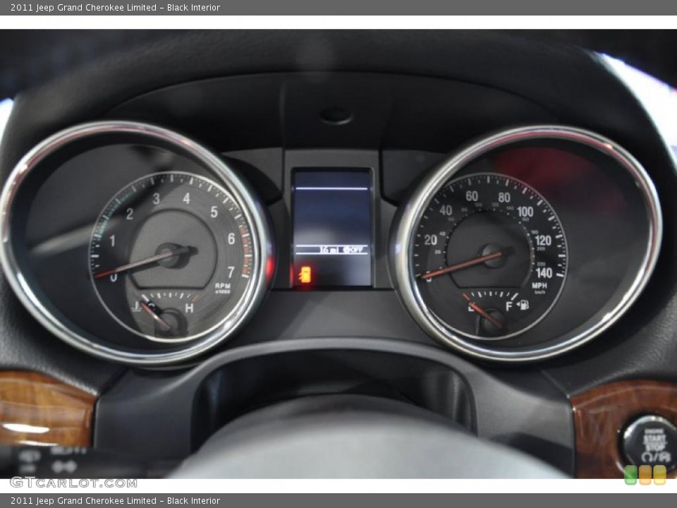 Black Interior Gauges for the 2011 Jeep Grand Cherokee Limited #38257919