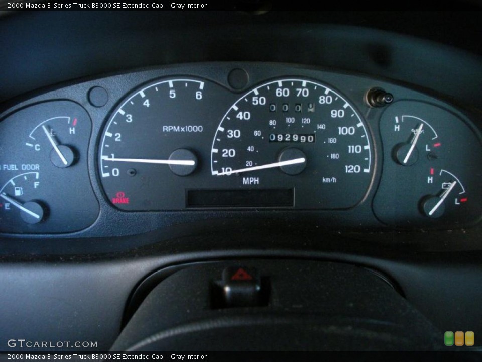 Gray Interior Gauges for the 2000 Mazda B-Series Truck B3000 SE Extended Cab #38258063
