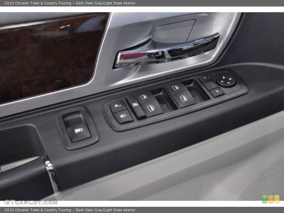 Dark Slate Gray/Light Shale Interior Controls for the 2010 Chrysler Town & Country Touring #38260087