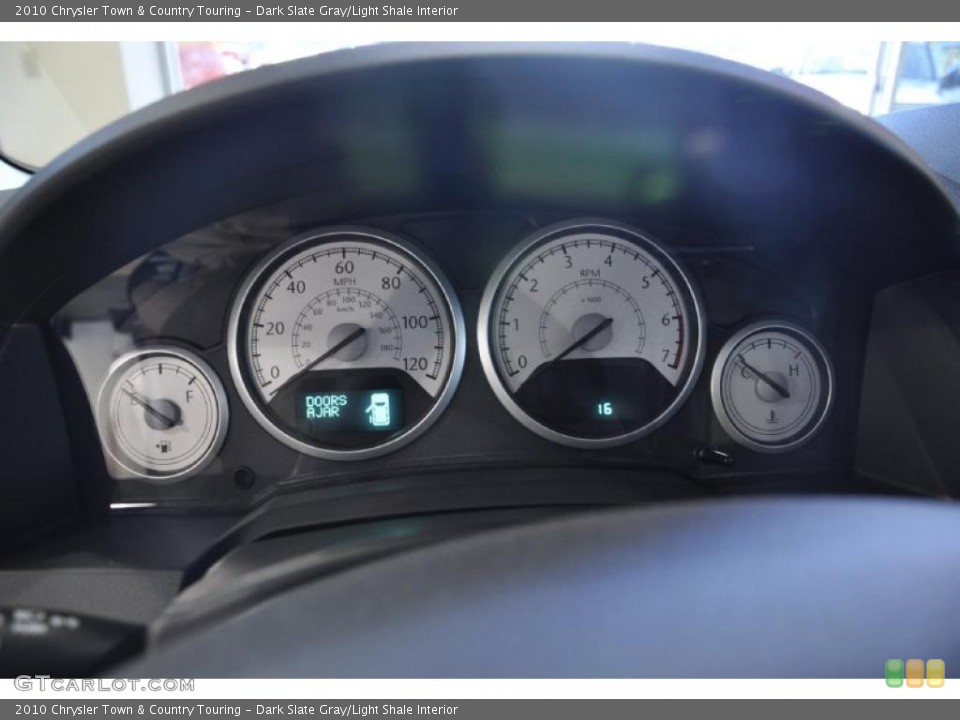 Dark Slate Gray/Light Shale Interior Gauges for the 2010 Chrysler Town & Country Touring #38260131