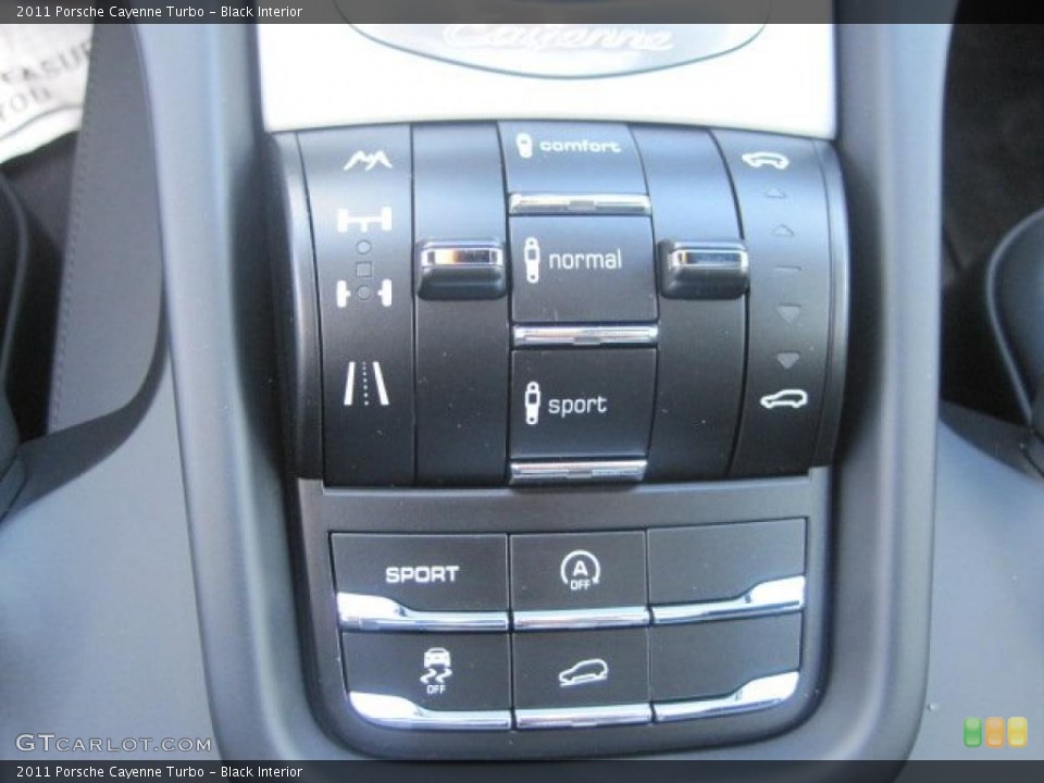 Black Interior Controls for the 2011 Porsche Cayenne Turbo #38262299