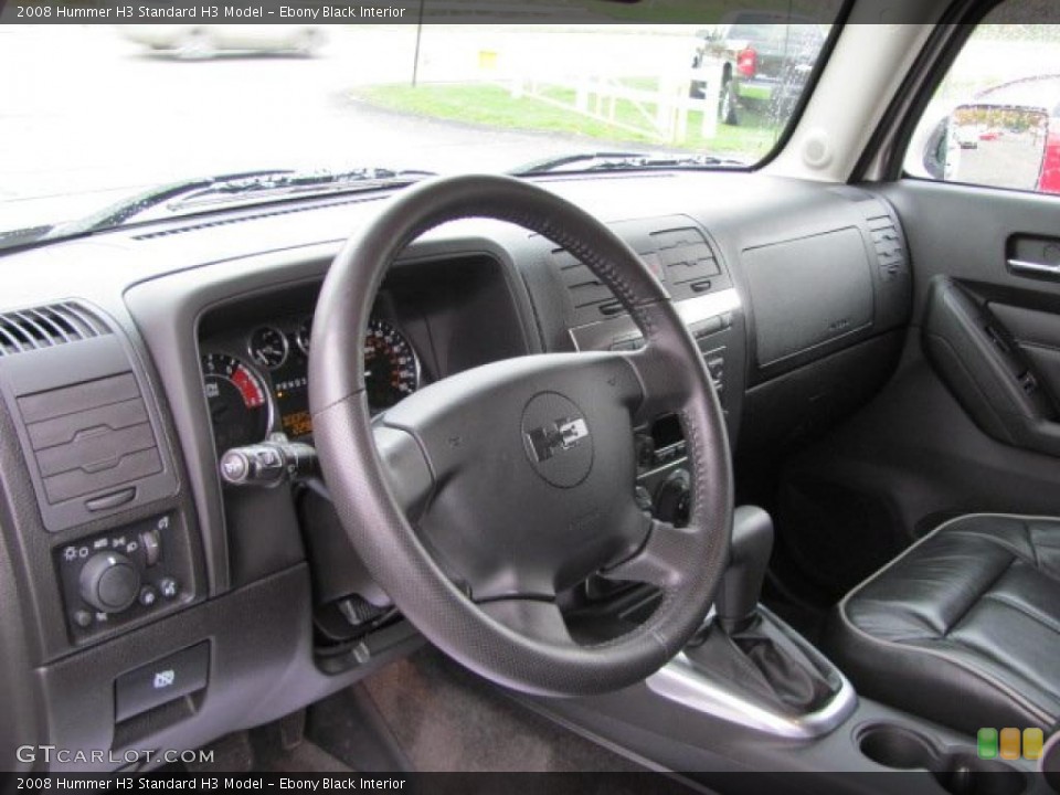 Ebony Black Interior Dashboard for the 2008 Hummer H3  #38262775