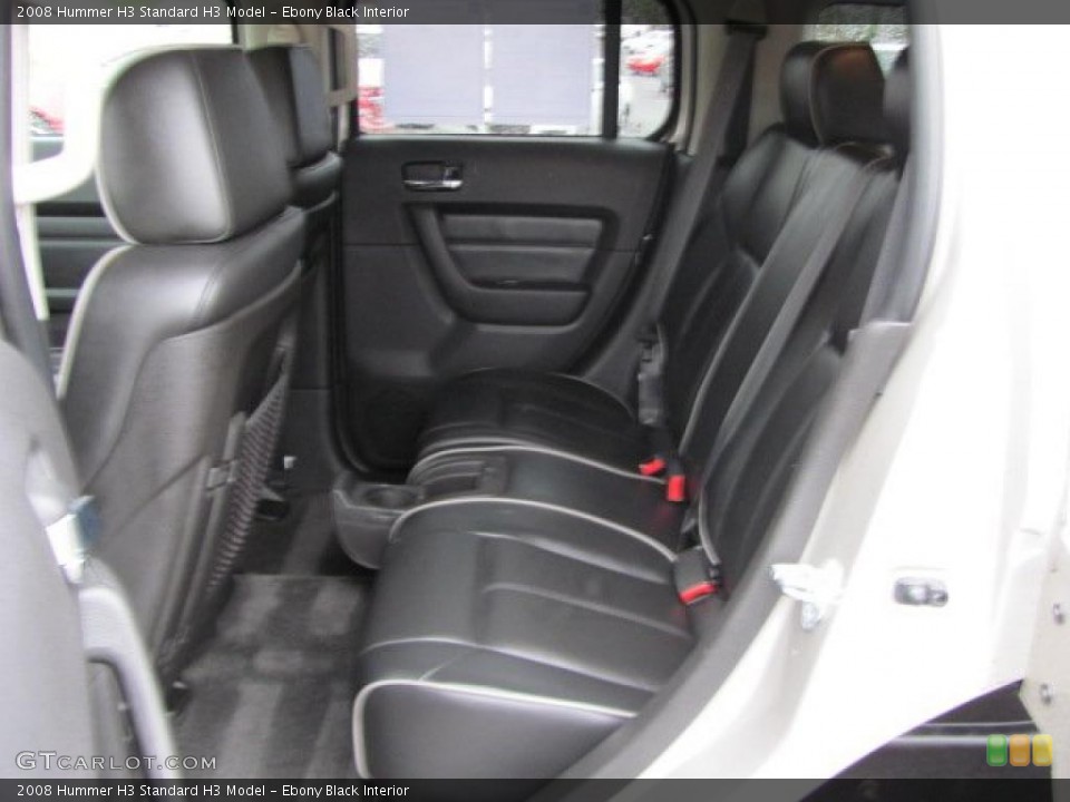 Ebony Black Interior Photo for the 2008 Hummer H3  #38262811