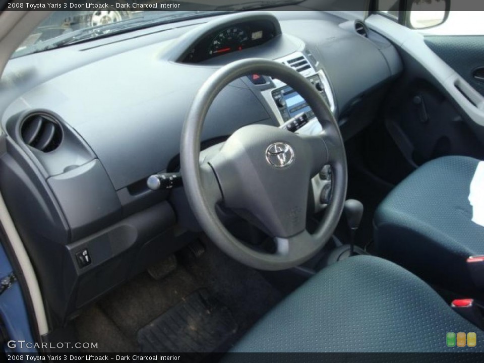 Dark Charcoal Interior Photo for the 2008 Toyota Yaris 3 Door Liftback #38265715