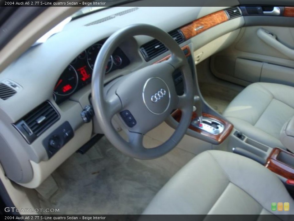 Beige Interior Dashboard for the 2004 Audi A6 2.7T S-Line quattro Sedan #38266065